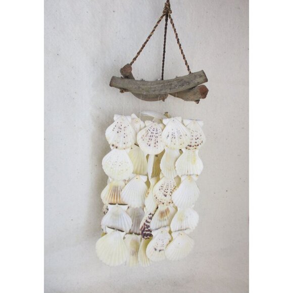 Wind Chime, Hand Crafted Windchime, Sea scape, Nature, Nautical sea shells - Picture 3 of 7